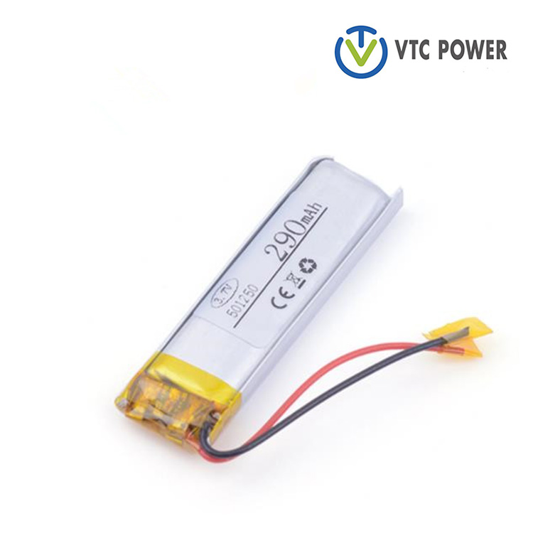 501250 290mah 3.7V akumulator litowo-polimerowy z PCB do zestawu słuchawkowego Bluetooth okulary 3D inteligentny zegarek bransoletka sportowa