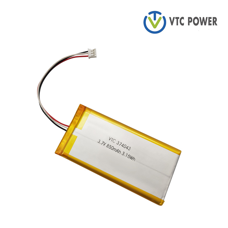 Bateria litowo-polimerowa 3,7 V 850 mAh